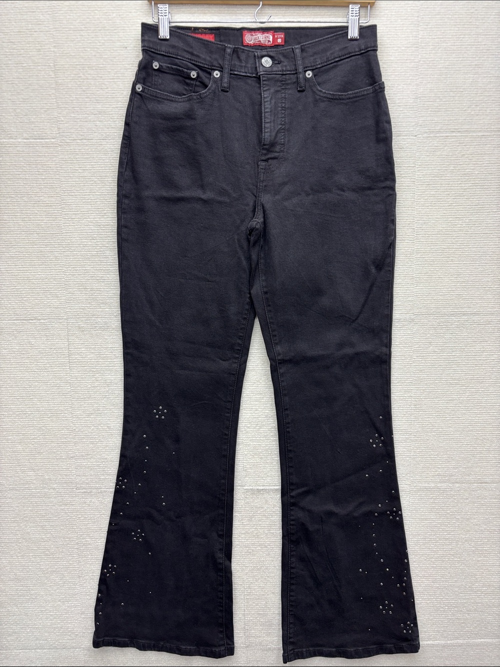 Lucky Legend | 8/29 8 29 Regular Black Women's Flared Jeans with Stud Detail